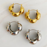 Earrings,Beautifully Volumized Hoop