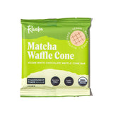 Raaka Matcha White Chocolate Waffle Cone Bar
