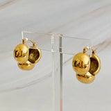 Earrings,Beautifully Volumized Hoop