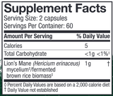 Lion's Mane Capsules, 120 ct