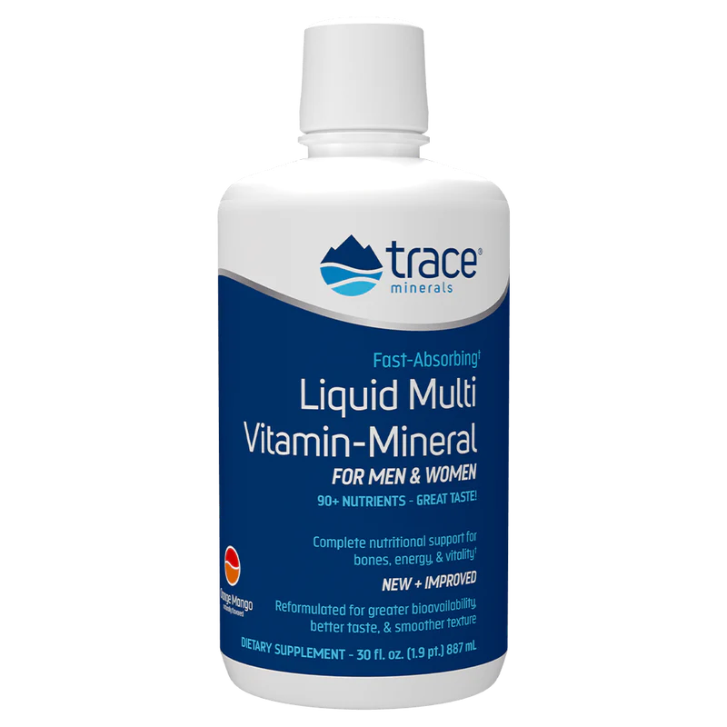 Liquid Multi Vitamin-Mineral for Men and Women - Orange Mango 30oz