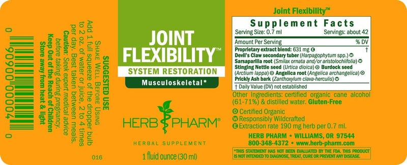 Joint Flexibility Liquid Extract, 1oz