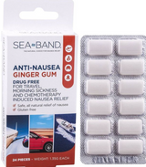 Sea-Band Anti-Nausea Ginger Gum, 24ct