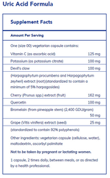 Uric Acid Formula 120ct