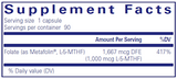 Folate 1000 90 ct