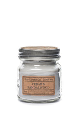 8oz mason CEDAR & SANDALWOOD 