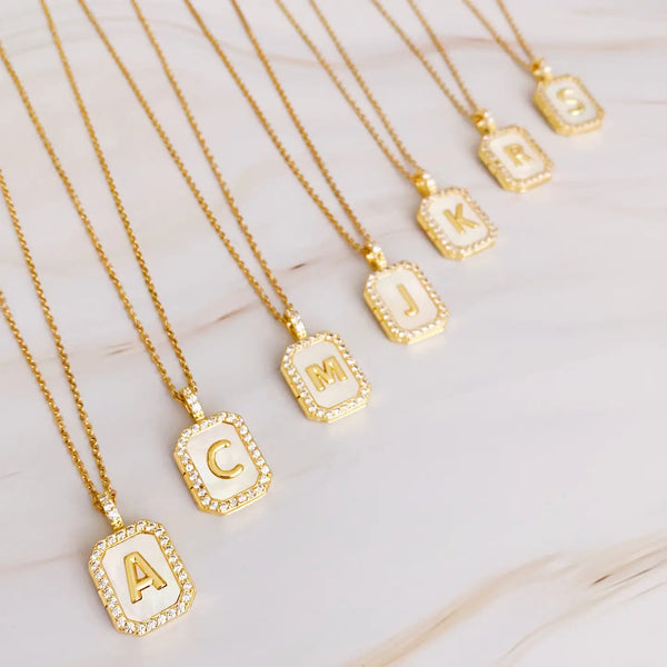 Ellison Young, Initial Open Locket Pendant Necklace