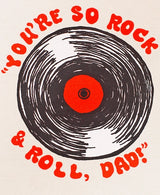 Rock & Roll Dad Greeting Card