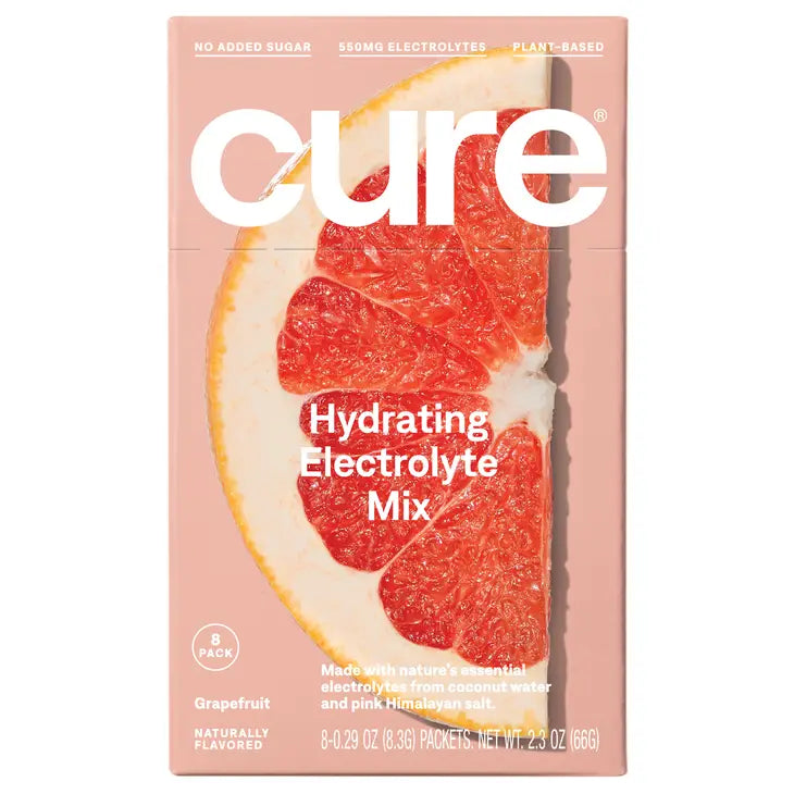 Cure Hydrating Electrolyte Mix, Grapefruit 8pk.