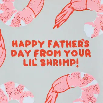 Dad Shrimp Greeting Card