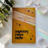 Mercury Retrobabe Lined Journal