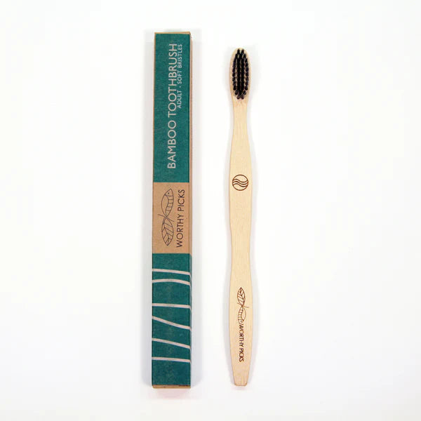Single Bamboo Toothbrush, Adult