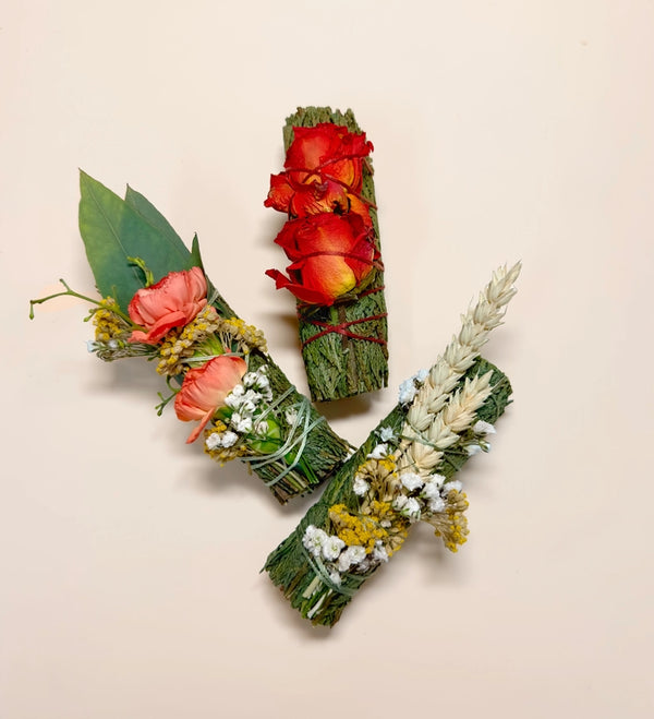 Floral Cedar Smudge