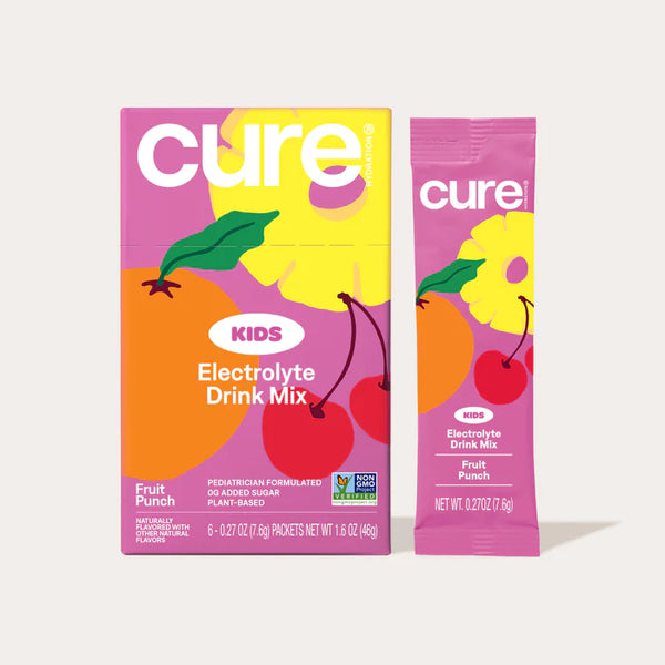 Cure Kids Hydration Mix, Fruit Punch 6pk