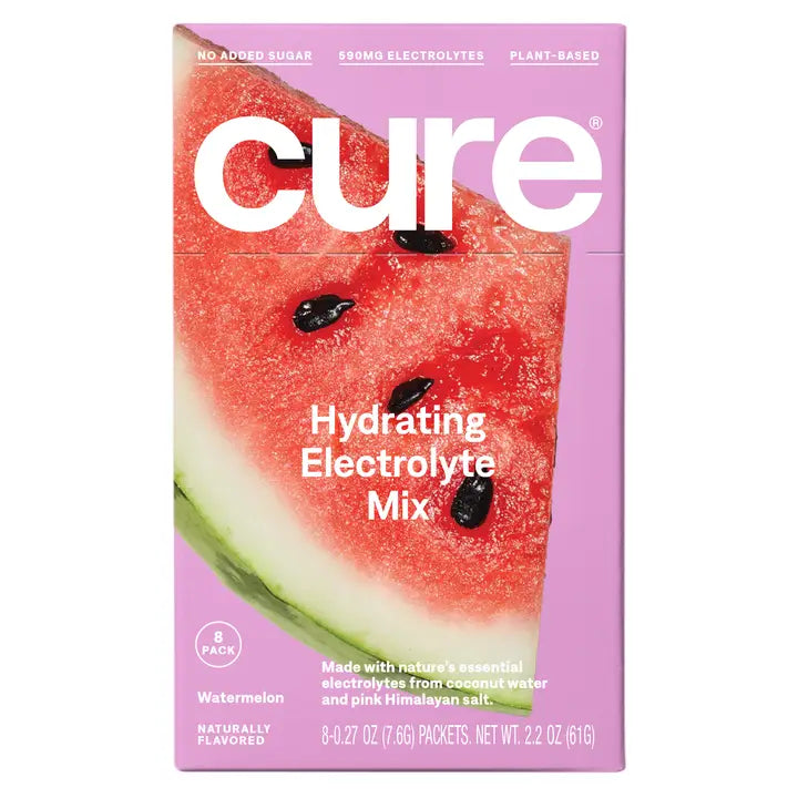 Cure Hydrating Electrolyte Mix, Watermelon 8pk.