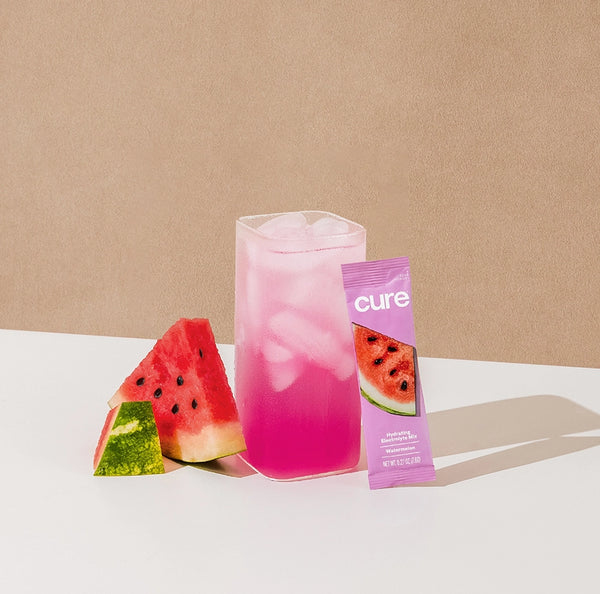 Cure Hydrating Electrolyte Mix, Watermelon 8pk.