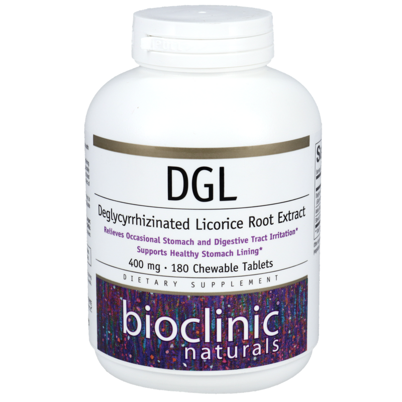 Deglycyrrhizinated (DGL) Licorice Root Extract Chewable Tablets, 180ct