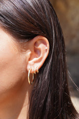 Gold-Filled Ava Hoops