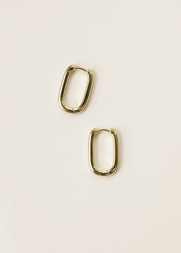 Rectangular Hoop Earrings
