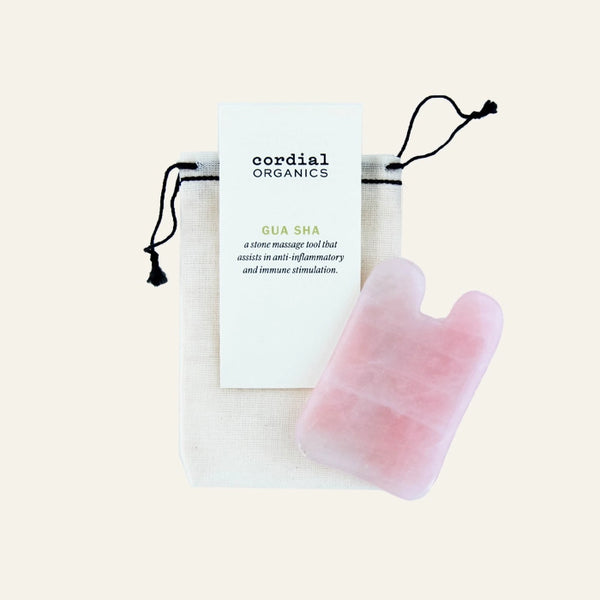 Gua Sha Gift Set, Rose Quartz