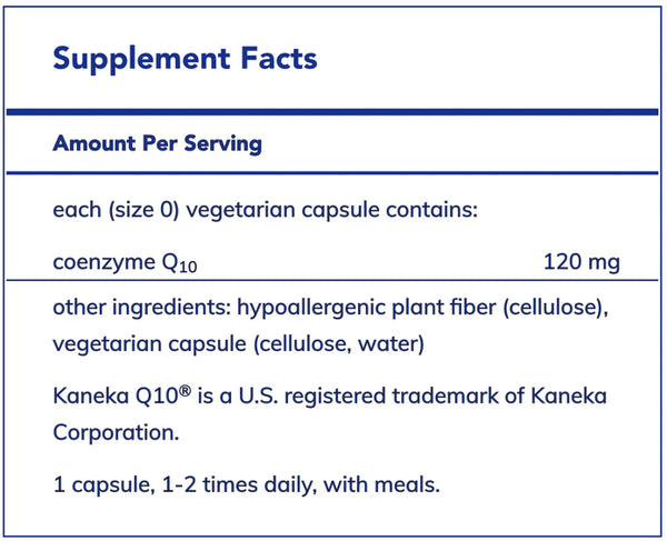 CoQ10 Capsules 120mg, 120 ct