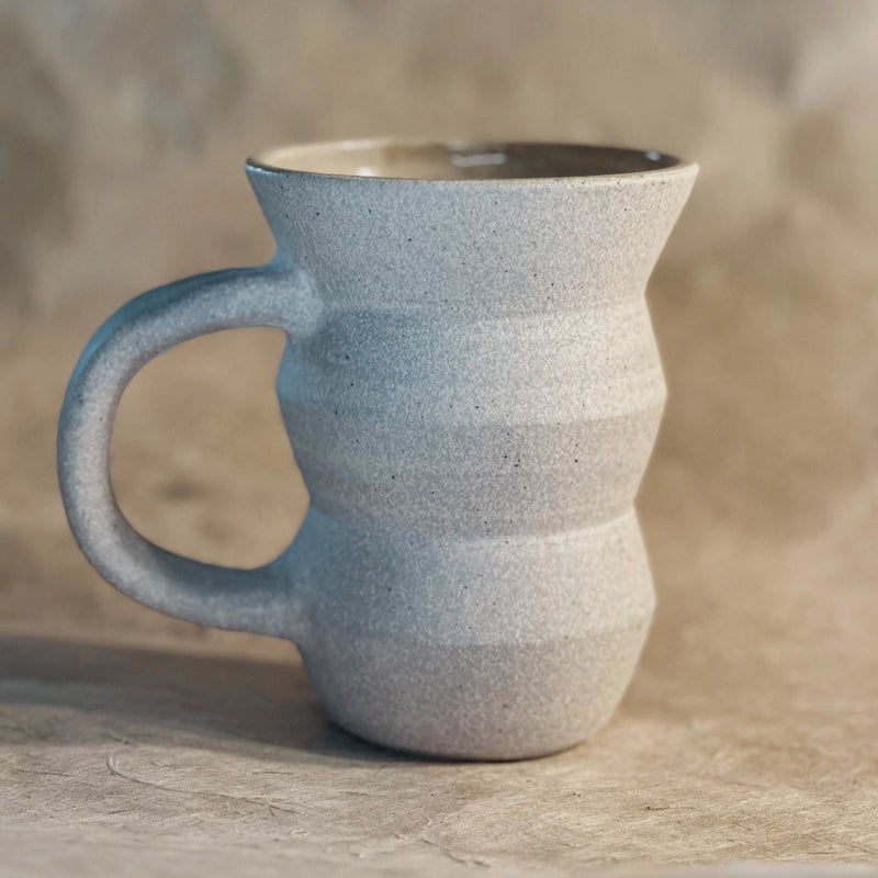 Handmade Ceramic Coffee/Tea Angled Mug