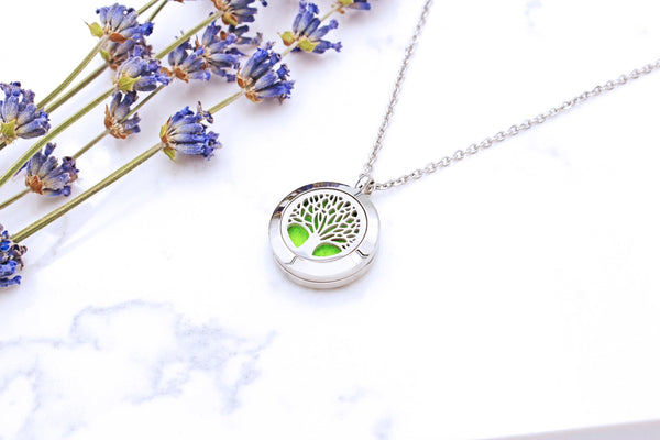 Aromatherapy Necklace- Tree of Life