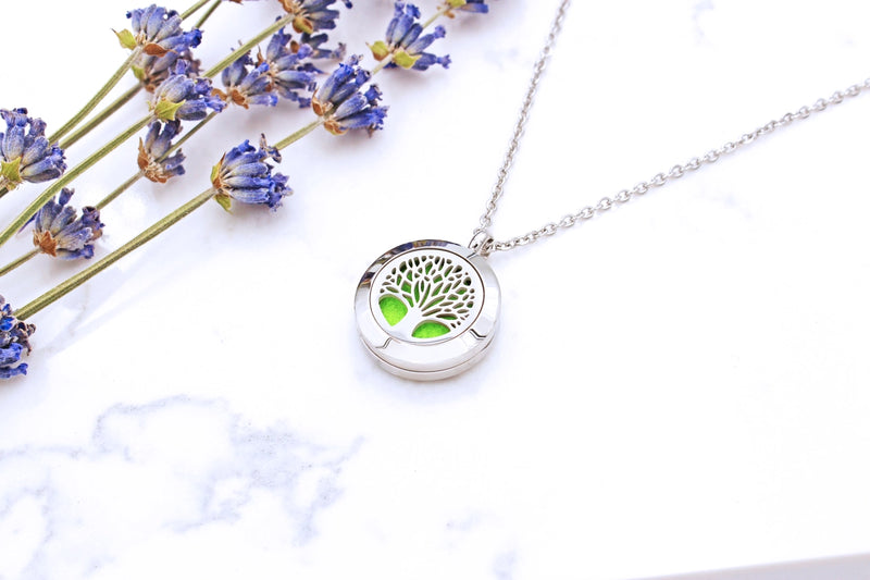 Aromatherapy Necklace- Tree of Life