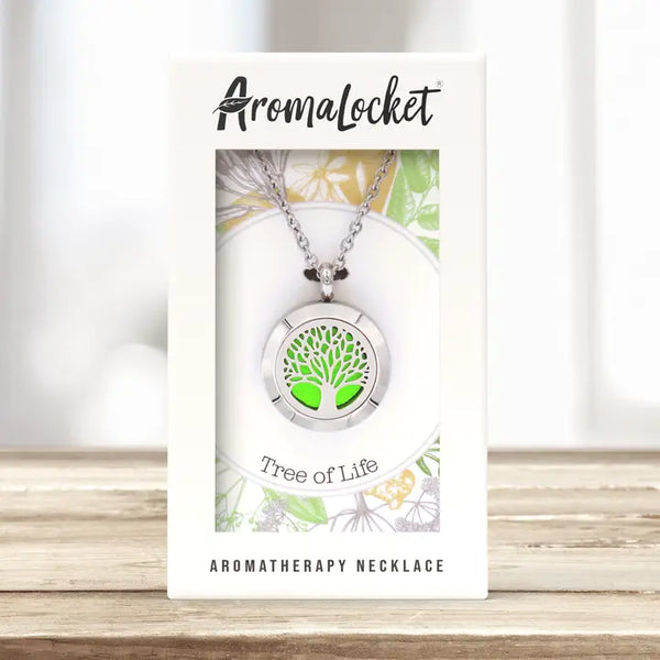 Aromatherapy Necklace- Tree of Life