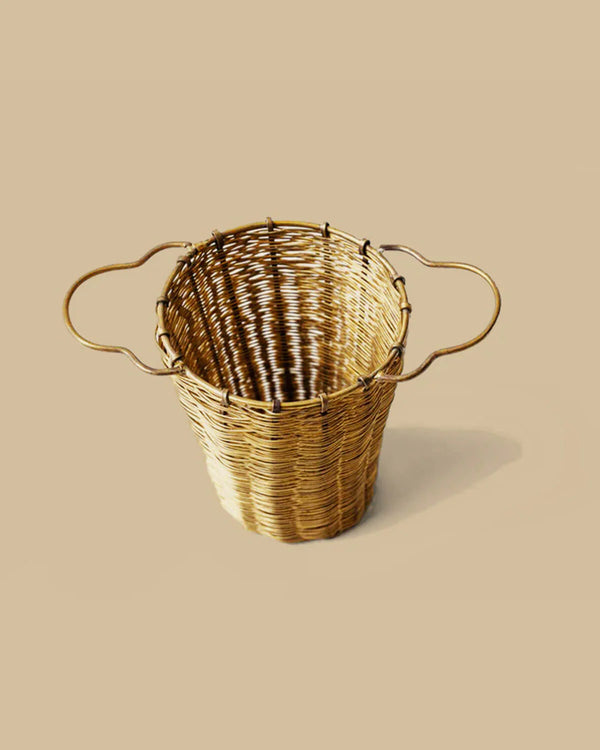 Woven Brass Tea Strainer
