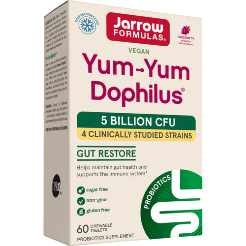 Yum-Yum Dophilus Raspberry, 5Bil 60 tablets