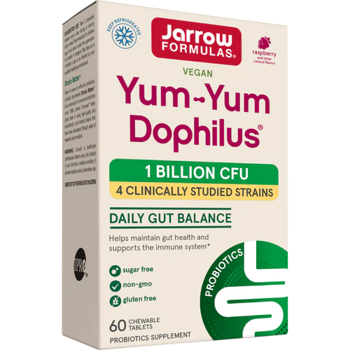 Yum-Yum Dophilus Raspberry, 1Bil 60 tablets