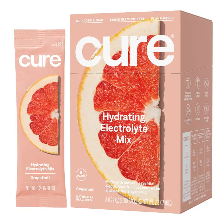 Cure Hydrating Electrolyte Mix, Grapefruit 8pk.