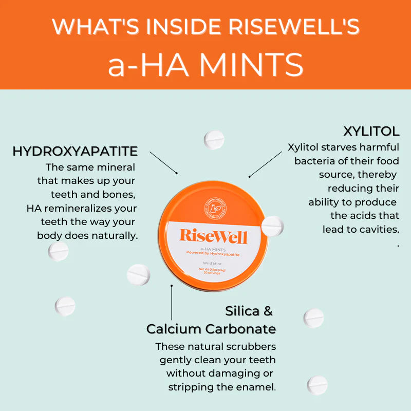 RiseWell a-HA Mints Powered by Hydroxyapatite