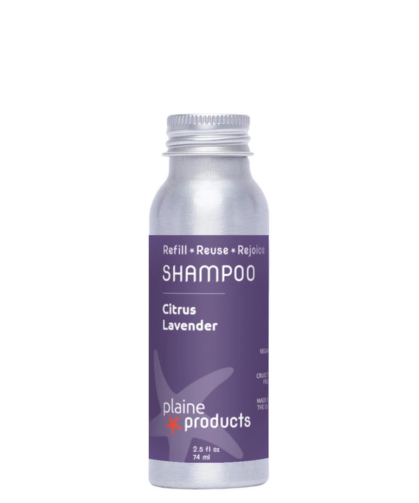 Travel Size Shampoo, Citrus Lavender, 2.5 oz.