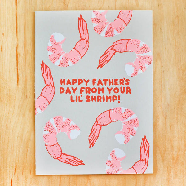 Dad Shrimp Greeting Card