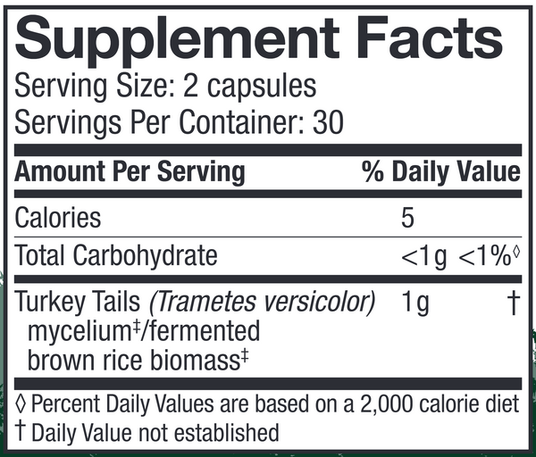 Turkey Tail Capsules, 60 ct