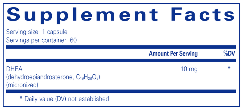 DHEA 10mg, 60ct