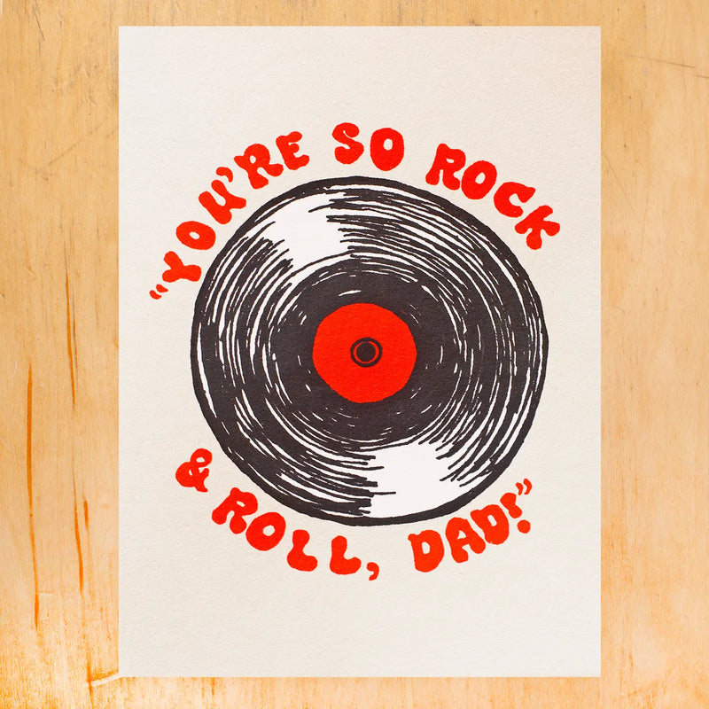 You're So Rock & Roll Dad Greeting Card