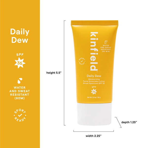 Daily Dew Spf 35 Moisturizing Face Sunscreen, 2 oz.