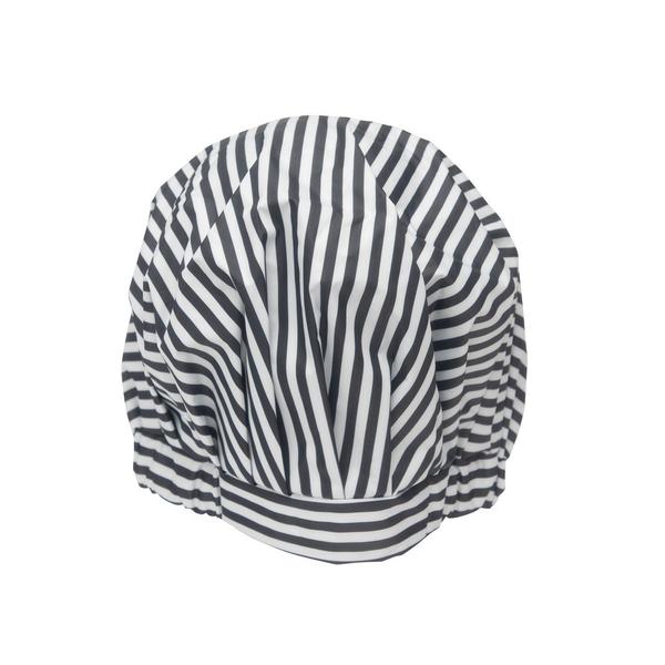 Recycled Polyester Luxe Shower Cap - Stripe