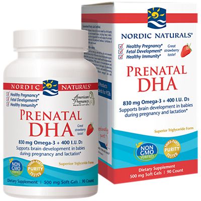 Prenatal DHA Strawberry Flavor, 90ct
