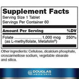 Methyl Folate L-5-MTHF Tablets, 60 ct