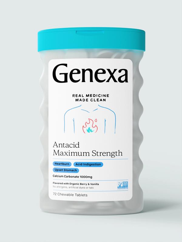 Antacid Maximum Strength, 72 chew tabs