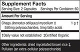 Chaga Capsules, 60ct