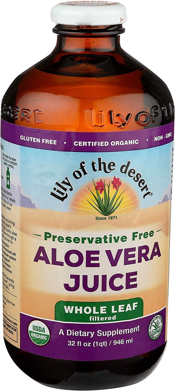 Aloe Vera Juice Whole Leaf, 32oz