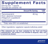 Resveratrol Capsules, 60ct