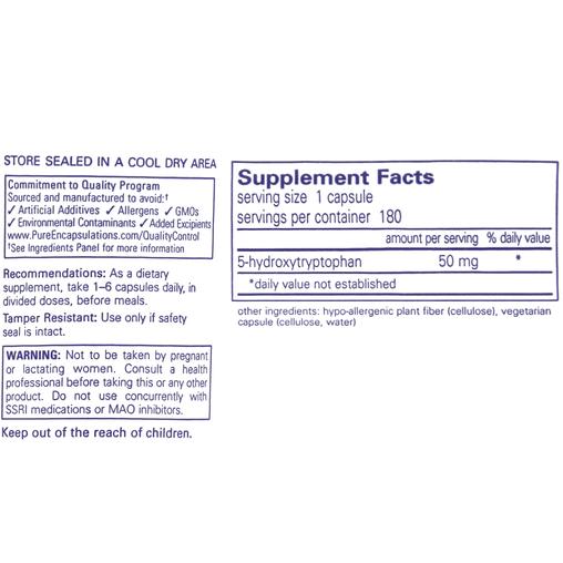 5-HTP 100mg Capsules, 60ct