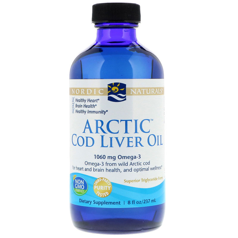 Arctic Cod Liver Oil, orange 16 oz