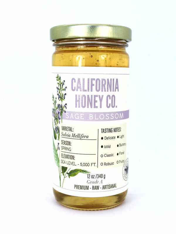 Sage Blossom Honey, 12 oz